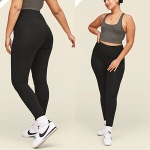 Girlfriend Collective Black Hi Rise Compressive Legging Full Length size Small